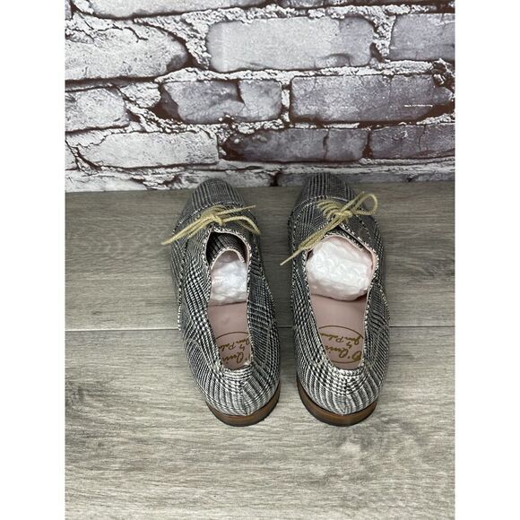 O'Quincy by Jan Palmen White Black Plaid Lace Up Oxfords Shoes Women 41EU/10.5US - Picture 8 of 16
